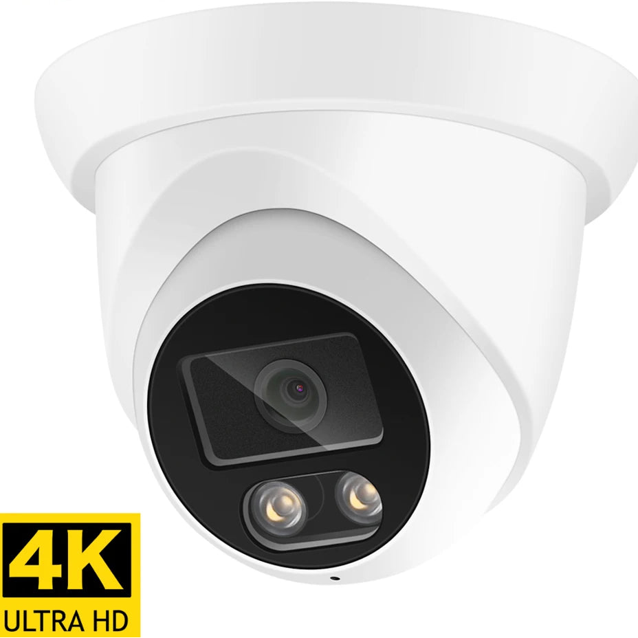 4K 8MP IP Camera Outdoor Audio 
Wide Angle 2.8mm AI powered CCTV