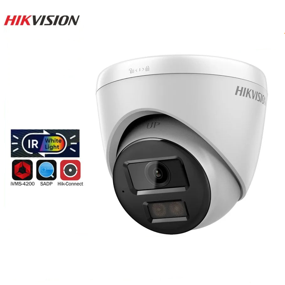 Hikvision 8MP IP Camera, Built-in Mic Dual-Light 4K Smart Camera